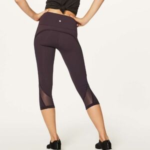 Lululemon Fresh In Mesh Crop leggings